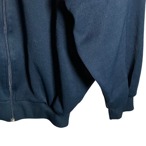 Adidas Originals Trainingsjacke Herren Gr. L Blau Gestreift Full Zip Retro - Bild 11 von 16