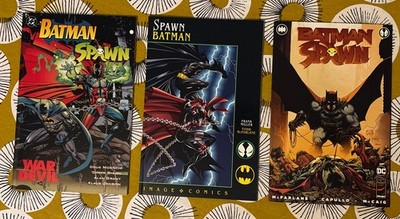 DC / Image : Batman Spawn Crossover 3 Comic Set McFarlane Miller Capullo
