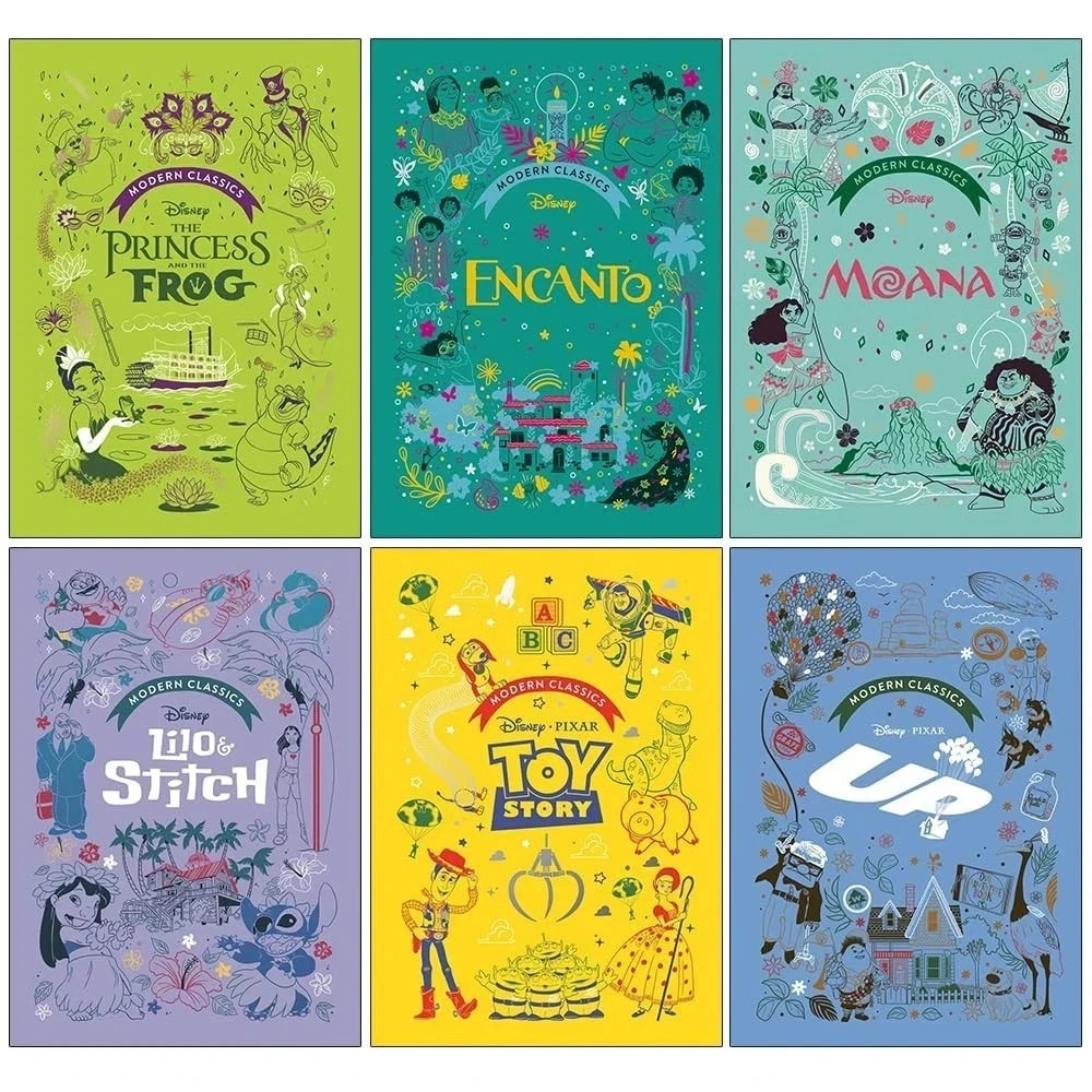 Disney & Pixar Modern Classics 6 Books Collection Set By Sally Morgan Princess a - Image 3