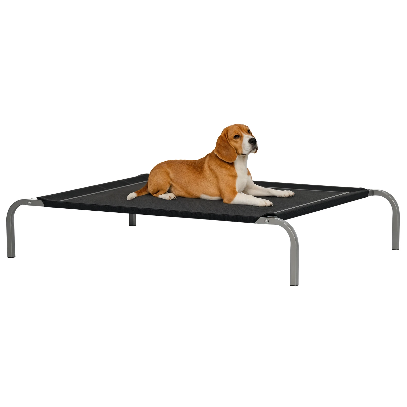 PawHut Cooling Pet Bed Elevated Dog Bed with Non-slip Pads for Large Medium Dogs