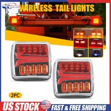 Wireless Magnetic Trailer Lights   Rechargeable LED TailLight Kit For Trailer US