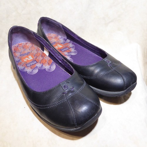 🩰 Merrell Q Form Comfort Sport Ballet Flats sz 9.5 M Black Leather; Details - Picture 6 of 15