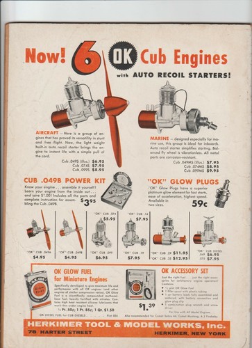 American Modeler Magazine Flugzeuge Boote Radio März 1958 Curtiss XF13C-1 - Bild 2 von 2