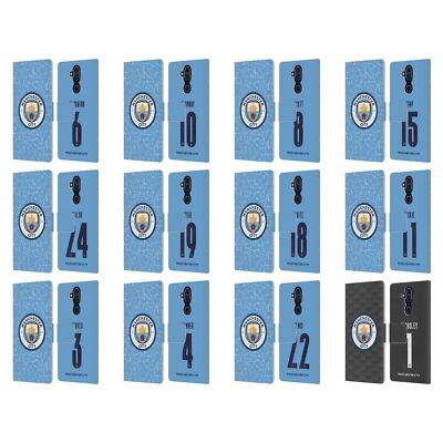 MAN CITY FC 2020/21 WOMEN'S HOME KIT GROUP 1 LEATHER BOOK CASE FOR NOKIA PHONES