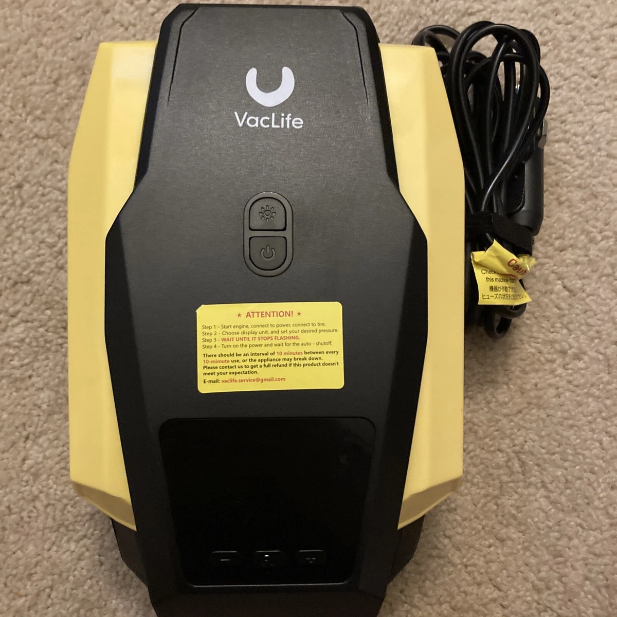 Vaclife tire inflator deals