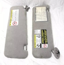 GENUINE TOYOTA 96-02 4RUNNER SPORT LEFT RIGHT SUN VISORS GRAY