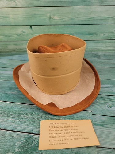 🔥New Vintage Suede Cowboy Hat in box Size Medium🔥 - Picture 7 of 10