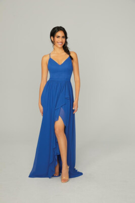 Mori Lee Bridesmaid, Social, Formal, Prom Dresses, size 20, Color Amalfi  Blue | eBay