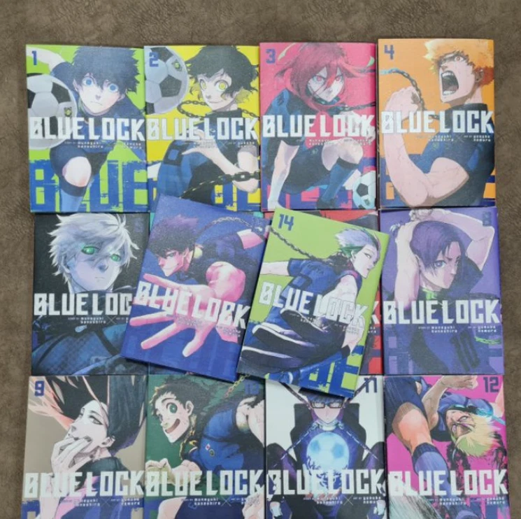 NEW Blue Lock Manga Comic Yusuke Nomura English Version Full Set Volume 1-14