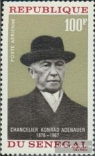 senegal 371 (complete issue) unmounted mint / never hinged 1968 Konrad Adenauer