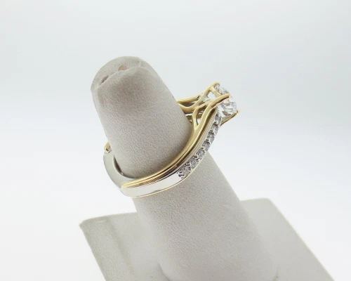 Finelli Design Jewelry Genuine Diamonds Solid 14k Gold  Engagement Semi-Mount Ri - Image 3 of 4