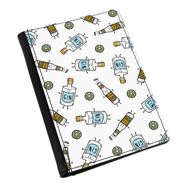 Gin Und Tonic Muster Passport Halter HüLle ÜBerzug GeldböRse - Lustig Drunk-image