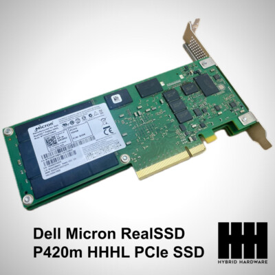 Dell Micron RealSSD P420m HHHL 700GB PCIe Solid State Drive