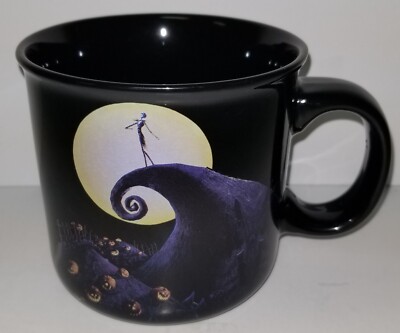 Disney The Nightmare Before Christmas, 20oz ceramic Coffee Mug, Jack hilltop art
