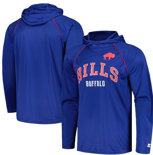 Buffalo Bills Starter Gridiron Classics Throwback Raglan L/S Kapuzenshirt 2XL