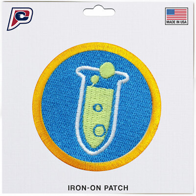 Chemistry Scout Merit Badge Embroidered Iron-on Patch