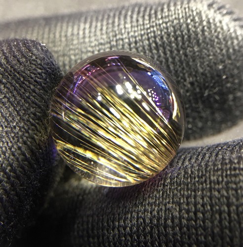 Bola de cuarzo rutilada de cristal natural superior de 12,7 mm esfera de Reiki de cristal curativo - Imagen 9 de 9