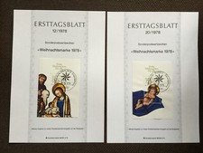 Je 1x Ersttagsblatt ETB Berlin/Bund; 12/1978 und 20/1978