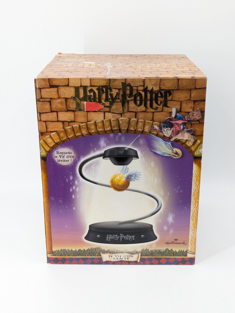 Harry Potter Hallmark Levitating Golden Snitch Lamp - Tested