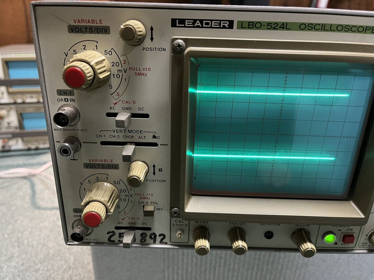 Leader LBO-524L 40MHz Delayed Time Oscilloscope 40MHz | eBay Leader LBO-524L 40MHz Delayed Time Oscilloscope 40MHz | eBay