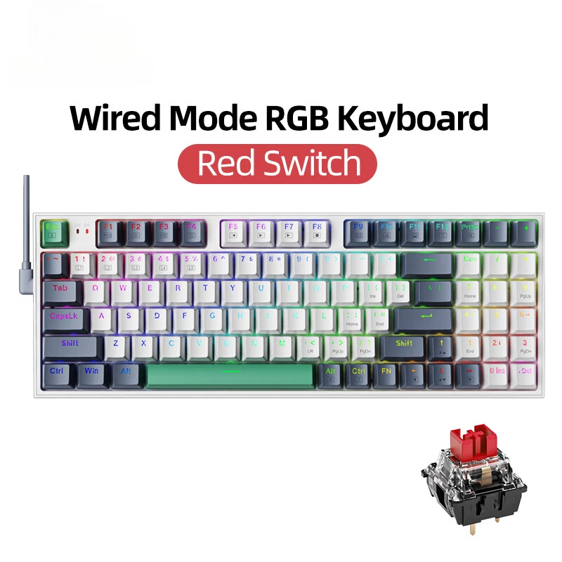 K500 94-Key Hot Swappable Wired Mechanical Gaming Keyboard