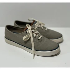 Sperry Top Sider STS95123 Grayish Memory Foam Lace Up Sneakers Shoes Womens 9.5M