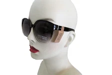 Frye black to clear octagon designer Sunglasses-New with tag