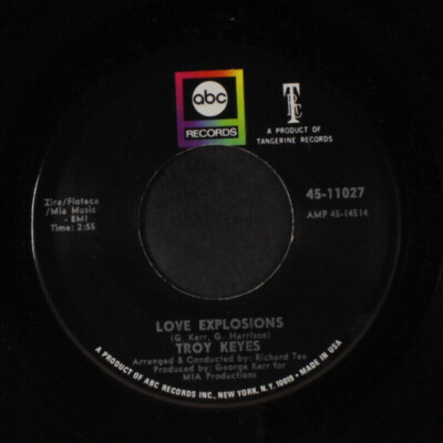 Troy Keyes - Love Explosions (7'') (Near Mint (NM or M-))
