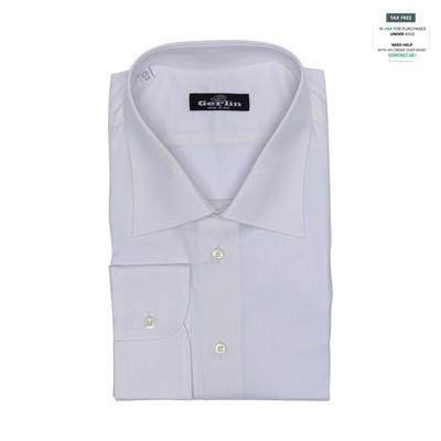 690$ LUXURY GERLIN Shirt White THOMAS MASON Fine Cotton  4D ZILLI
