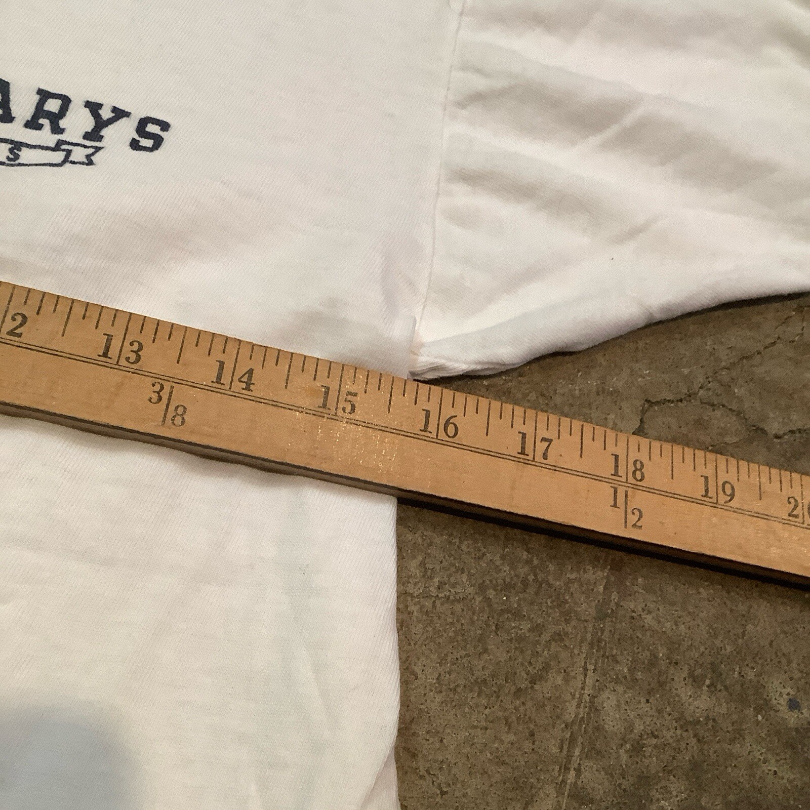 FILA Camicia Champion Vintage Uomo Media Anni 70 Ringer St Mary’s College Crew Canottaggio