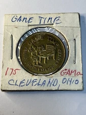 SCARCE GAME TIME ARCADE TOKEN CLEVELAND OHIO DEFUNCT #tu1