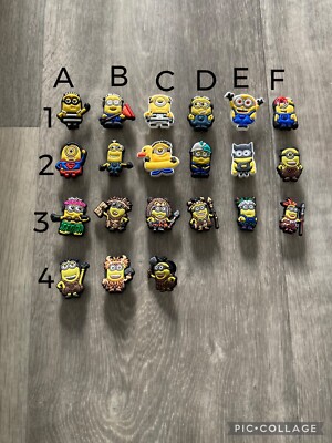Minions Kroko Clogs Schuh Charms Jibbitz UK
