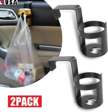 2× Vehicle Car Truck Cup Holder Case Drink Bottle Door Mount Standing Universal