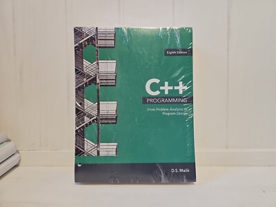 C++ Programming 8th Edition: From Problem Analysis to Program Design - NEW!
