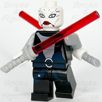 LEGO  Star Wars Asajj Ventress Minifigure Clone Wars Sith Apprentice 7957 sw0318