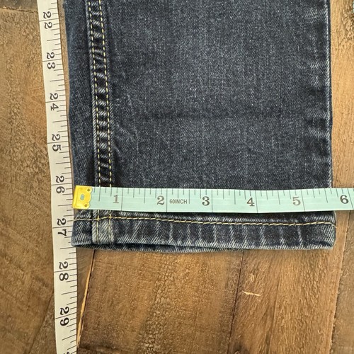 Levi's 510 Skinny Fit Denim Jeans Mens 30x27.5 Dark Wash Mid-rise Preppy Slim - Picture 12 of 13