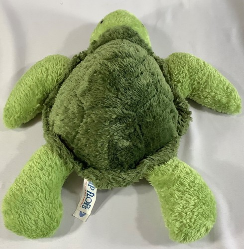 MARY MEYER Flip Flops Sea Turtle Plush 14" Green Stuffed Animal Weighted EUC - Picture 4 of 7