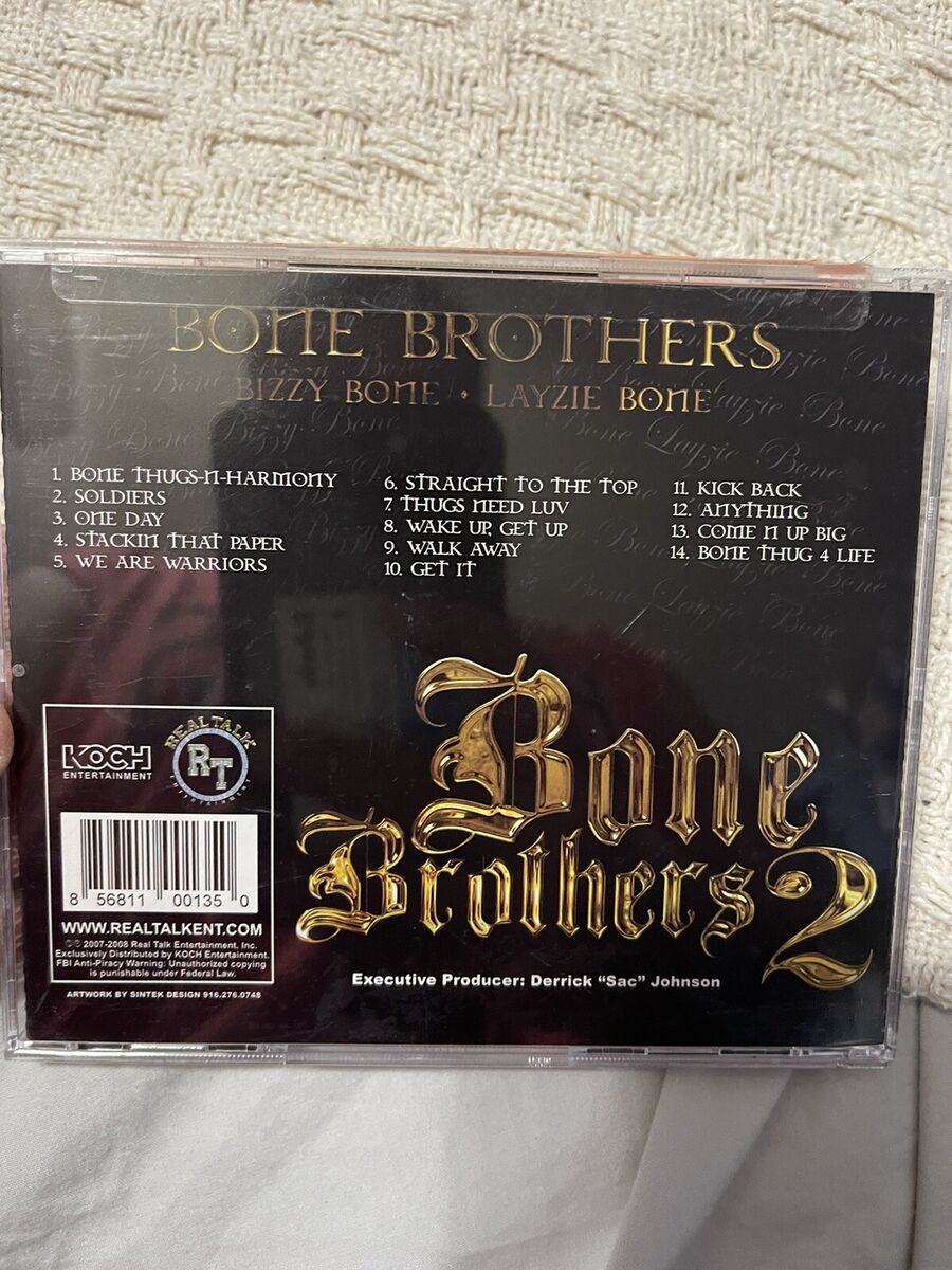 Lot Of 2 CDS - Bone Brothers 1 & - Bone Brothers II Layzie Lot Of 2 CDS - Bone Brothers 1 & - Bone Brothers II Layzie