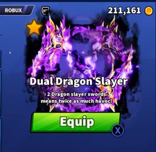 Dual Dragon Slayer Blade Ball Sword