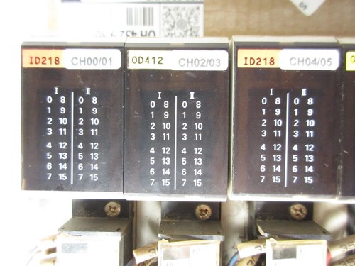 Omron, SYSMAC, rack 8 slot, processore, moduli I/O, C1000H-CPU01-E2V1, usato - Foto 7 di 16