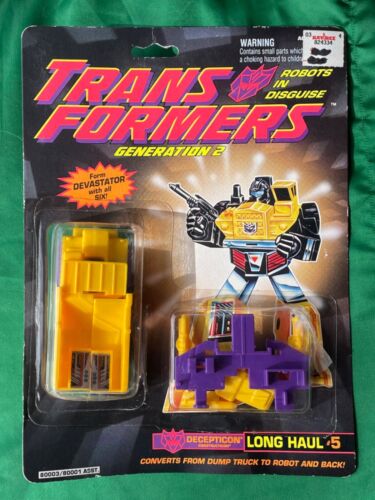 Vintage #5 Long Haul Devastator 1992 Transformers G2 Gen 2 Original Read Below