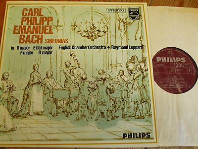 SAL 3701 C.P.E. Bach 4 Sinfonias / Leppard P/S