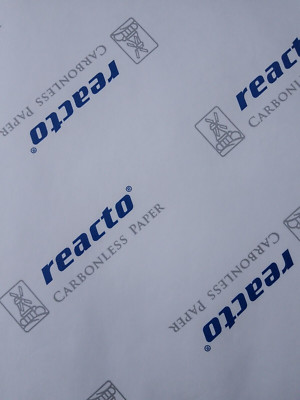 01 REAM NCR CB WEISS A4 500 BLATT UND 01 RIEM CF GELB VON 500 BLATT REACTO