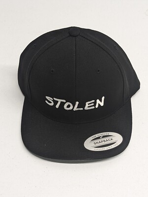 Stolen Rum/Whiskey Black Snapback Hat Men's One Size Trucker/Ball Cap
