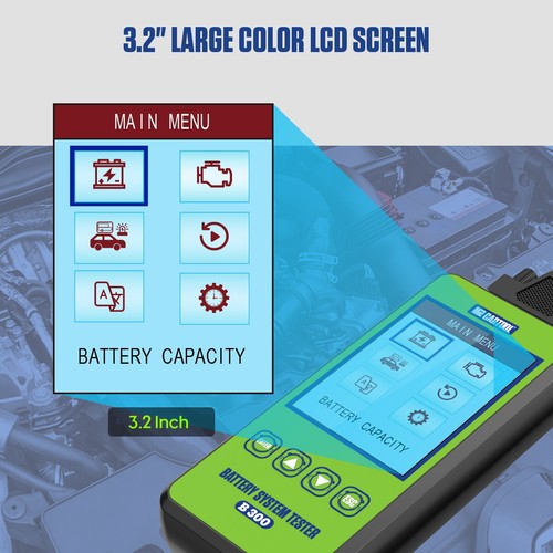 12V/24V Car Battery Tester Cranking Charging Health Test Analyzer 100-2000CCA - Bild 8 von 19