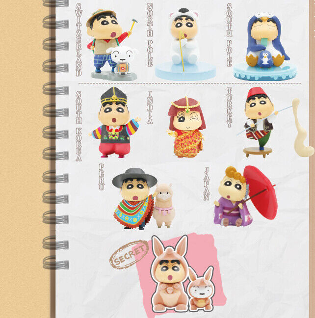 52Toys Crayon Shin-chan Around the World Series 3 Confirmed Figure