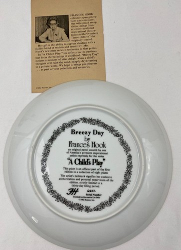 Frances Hook's 'A Childs Play' Collectible Plates - Picture 3 of 14