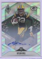 KYLIN HILL 2021 PANINI PHOENIX SILVER PRIZM ROOKIE AUTO RC #177