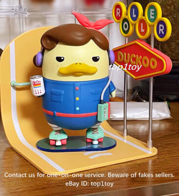 POP MART x DUCKOO Duckoo Roller Skate Limited Art Toy | eBay