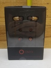 Onyx ELO Premium Genuine Wood In-ear Noise-isolating Headphones NEW